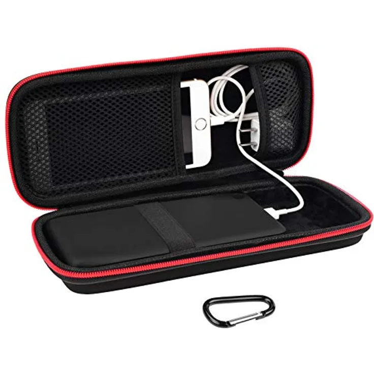 SKYNEW Powerbank Tasche Kompatibel mit Anker Power Core 26800 / RAV Power 26800/20100/20000, Wasserfestes EVA Material, Schwarz