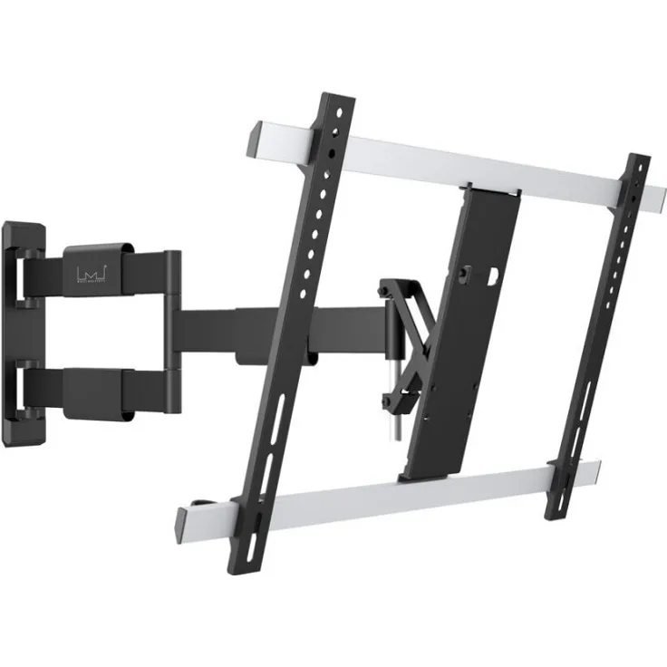 Multibrackets 0143, Full Motion TV-Halterung für 37"-65" Bildschirm, max. 30 kg, Neigungswinkel -15 bis 0°, Schwenkwinkel -90 bis 90°, Schwarz