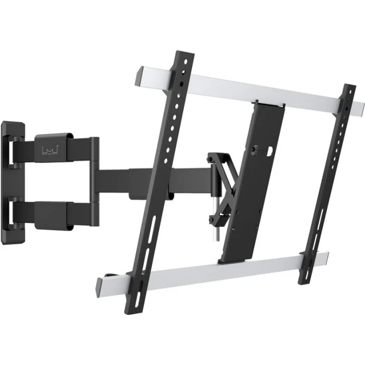 Multibrackets 0143, Full Motion TV-Halterung für 37"-65" Bildschirm, max. 30 kg, Neigungswinkel -15 bis 0°, Schwenkwinkel -90 bis 90°, Schwarz