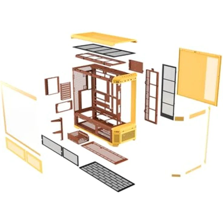 Thermaltake View 600 TG Butter Caramel, PC Gehäuse mit Tempered Glass und modernem Design – Bild 10