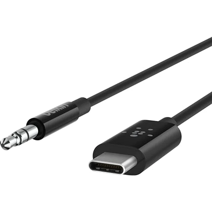 Belkin RockStar Audiokabel mit USB-C-Stecker (USB-C--3,5-mm-Klinken-Audiokabel, USB-C--AUX-Kabel, 0.9 m) – Bild 3