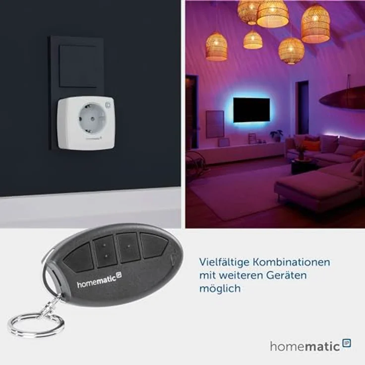 Homematic IP Schlüsselbundfernbedienung – 4 Tasten (HmIP-KRC4) – Bild 6