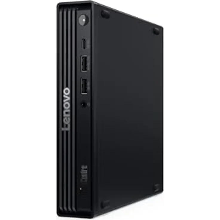 Lenovo ThinkCentre M70q Gen 6, kompakter Desktop-PC mit Intel Core Ultra 5 225T, 16 GB RAM, 512 GB SSD, Schwarz