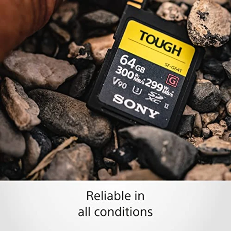 Sony SF-G64T SD-Speicherkarte (64 GB, UHS-II, SD Tough, G Serie) – Bild 4