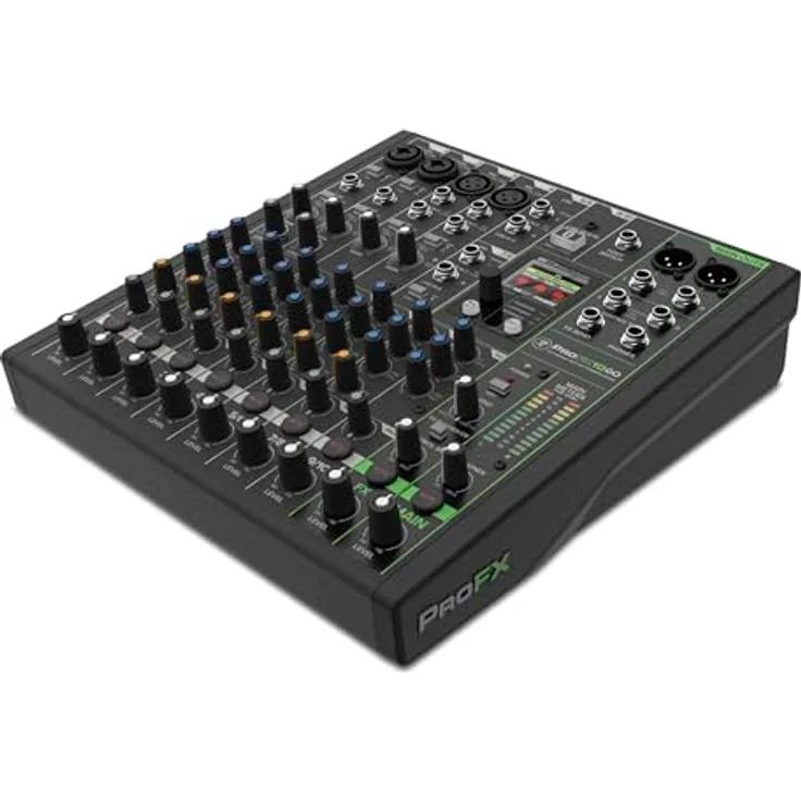 Mackie ProFX10 GO, akkubetriebenes Audiomischpult mit Bluetooth, USB-C Aufnahmemodi, GigFX+ Effekten, Onyx Mikrofonvorverstärkern, EQ und 8 Stunden Akkulaufzeit – Bild 1