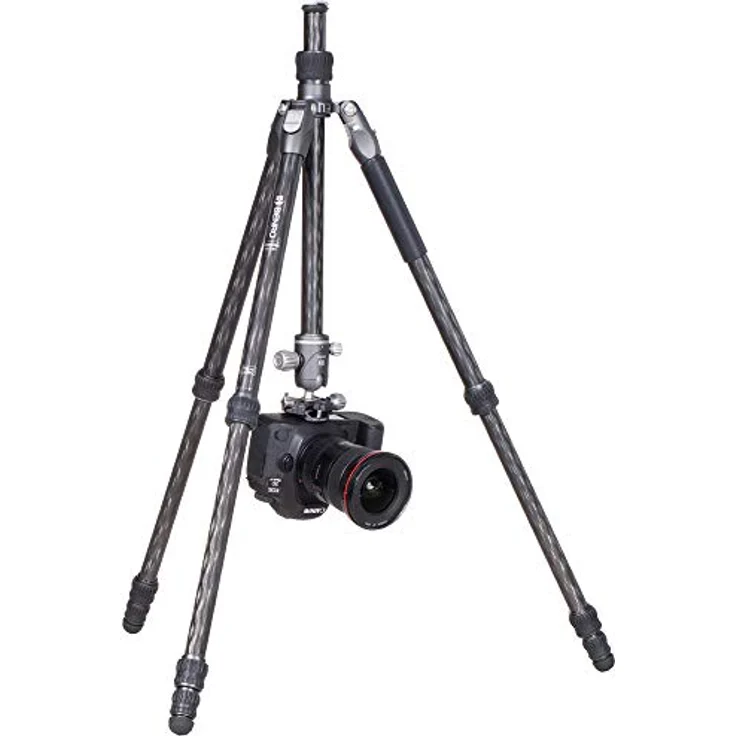 Benro Carbon Fibre Zero Series Tripod/Monopod with VX20 Ballhead, 5 Leg Sections, Twist Leg Locks, Padded Carrying Case (FRHN14CVX20) Max Height 139.5 cm – Bild 5
