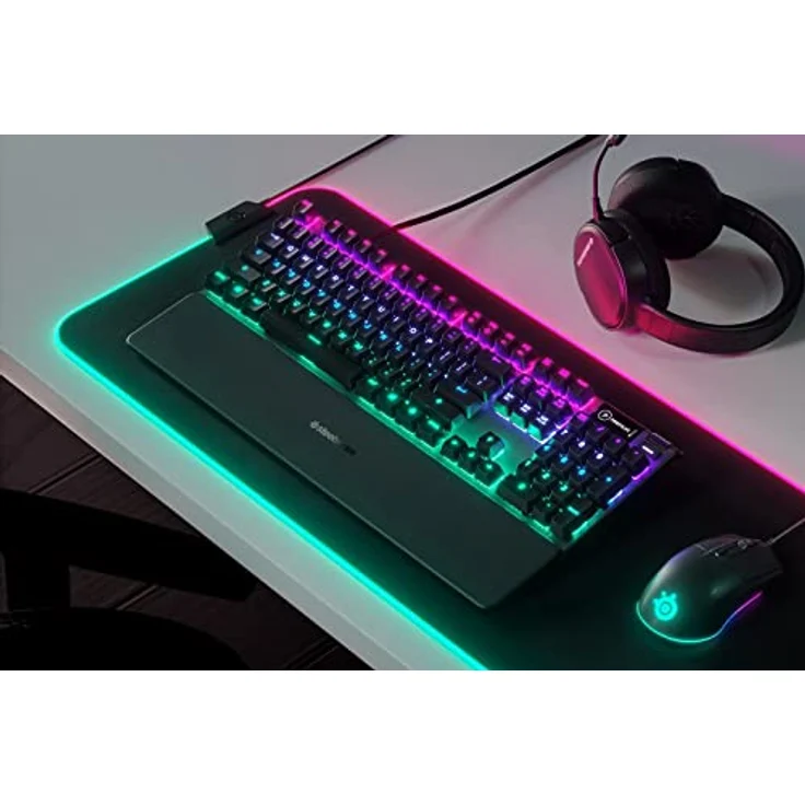 SteelSeries Apex 5 - Hybrid-mechanische Gaming Tastatur - Tastenweise RGB-Beleuchtung - OLED Smart-Display - Amerikanisch (QWERTY) Layout [ ] – Bild 4