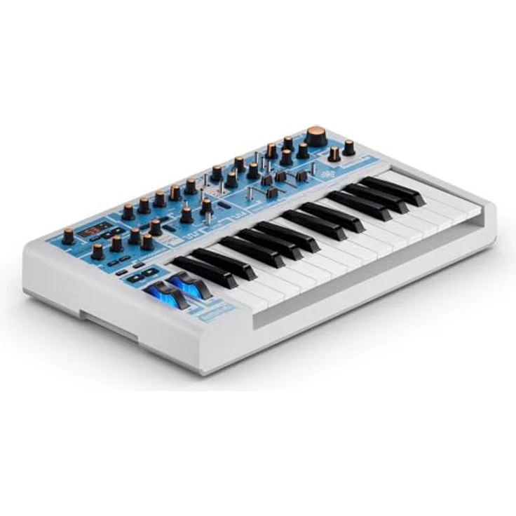 Novation Bass Station II Swifty Edition, 25-Tasten Bass-Synth mit analogem Sound und individuellen Grafiken in Weiß und Blau, inkl. vorinstallierten Artist-Patches – Bild 5