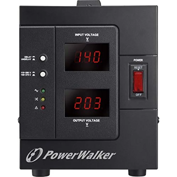 POWERWALKER AVR 2000-SIV Schuko 2000VA - 1600W automatischer Spannungsregler – Bild 2