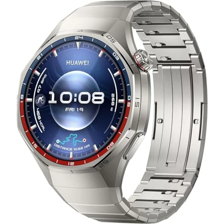 Huawei Watch GT 6 Pro 46mm Smartwatch mit silbernem Armband und umfangreichen Fitnessfunktionen – Bild 2