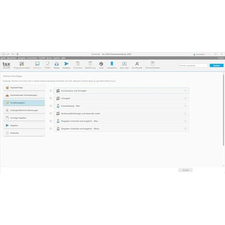 Buhl Data Service tax 2026, Steuersoftware für Steuerjahr 2025 mit ELSTER, kostenfreien Updates und Telefon-Support – Bild 6