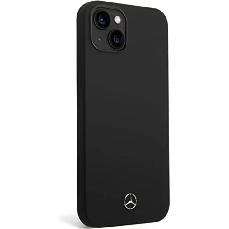 Mercedes-Benz MEHCP14MSILBK Hülle für iPhone 14 Plus 6,7" Schwarz Hardcase Silicone Line – Bild 2