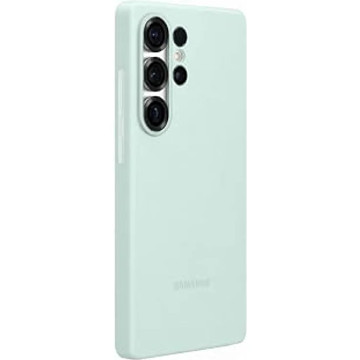 Samsung Silicone Smartphone Case EF-PS938, Galaxy S25 Ultra Hülle, stoßfest, dünn, griffig, Mint – Bild 3