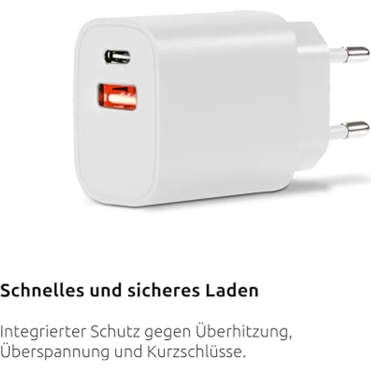 TechniSat USB-C Netzteil - 2 Port Schnellladegerät mit hoher Ausgangsleistung und kompaktem Design, Weiß – Bild 2