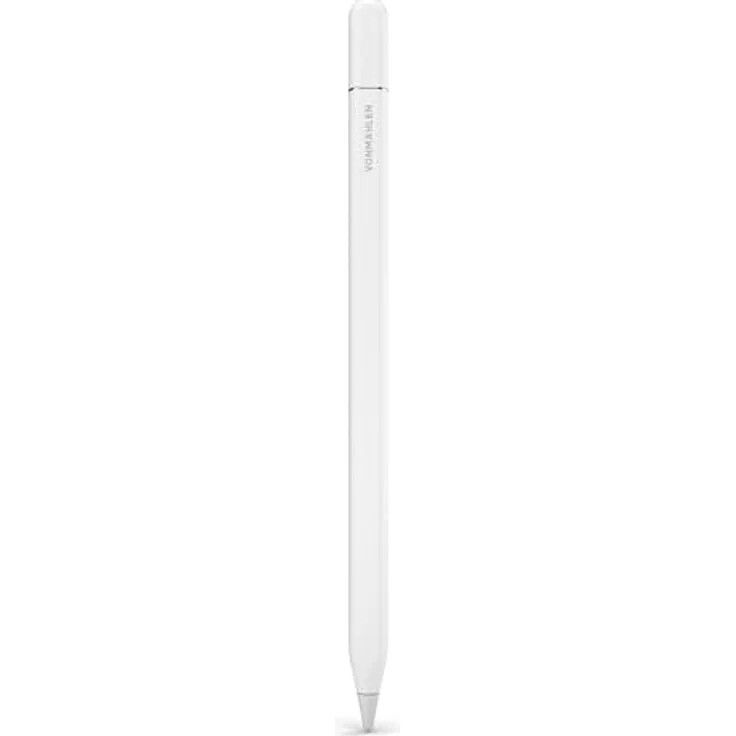 VONMÄHLEN Smart Pencil Eingabestift, weiß, mit Neigungssensitivität und Handballenerkennung, USB-C Ladefunktion, magnetische Befestigung – Bild 1