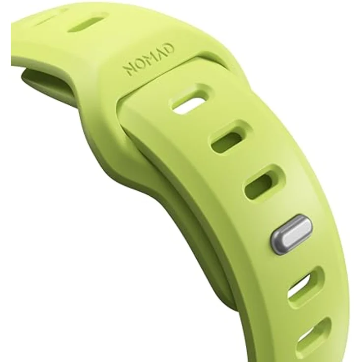 NOMAD Tempo Band für Apple Watch 46mm, wasserfestes und schlankes Sportarmband in Lime – Bild 4