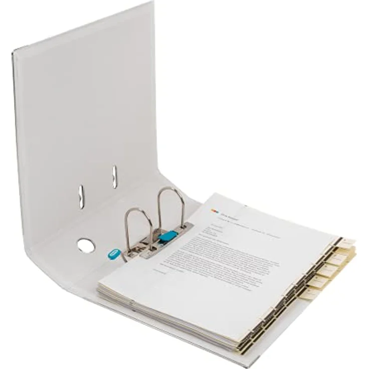 Elba Ordner 10456 WE smart Pro, PP, A4, 8cm, Kunststoffordner, weiß – Bild 5