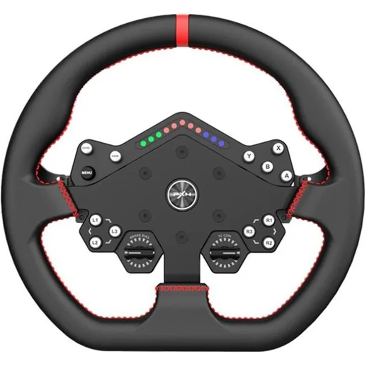PXN WDS R2 Gaming Steering Wheel, 300mm Racing Wheel mit 13 programmierbaren Tasten und RGB-Beleuchtung