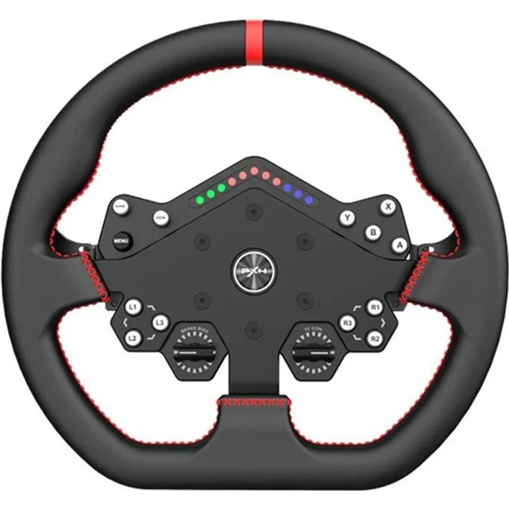 PXN WDS R2 Gaming Steering Wheel, 300mm Racing Wheel mit 13 programmierbaren Tasten und RGB-Beleuchtung