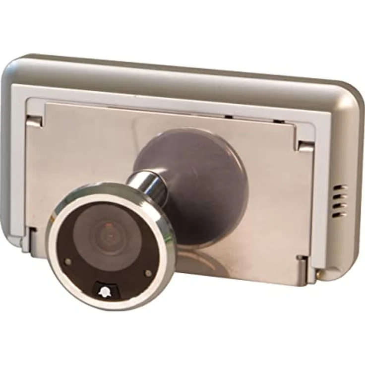 Amig - Digitaler Türspion mit 4'' LCD-Display | Video-Kamera-Spion | Einfache Installation und Verwendung | Spion: 14-28mm | Silber Farbe – Bild 2