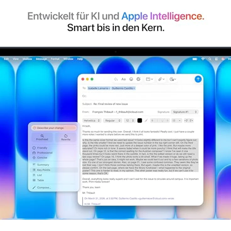 Macbook Neo 13 A18 6-Core CPU  5-Core GPU - 8 GB - 512 GB SSD - Touch ID - Indigo - 2026 – Bild 4