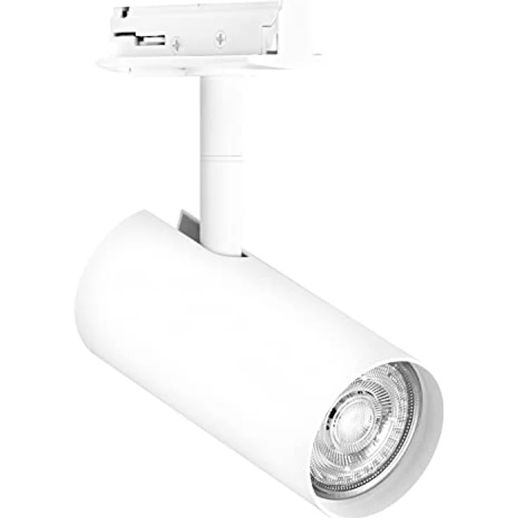 LEDVANCE TRACKLIGHT Schienensystem-Leuchtenkopf, weiß, mit GU10-Sockel, kann mit einfacher oder smarter Lampe bestückt werden, smart, WiFi, Loft-artiges Design, Schutzklasse IP20 – Bild 1