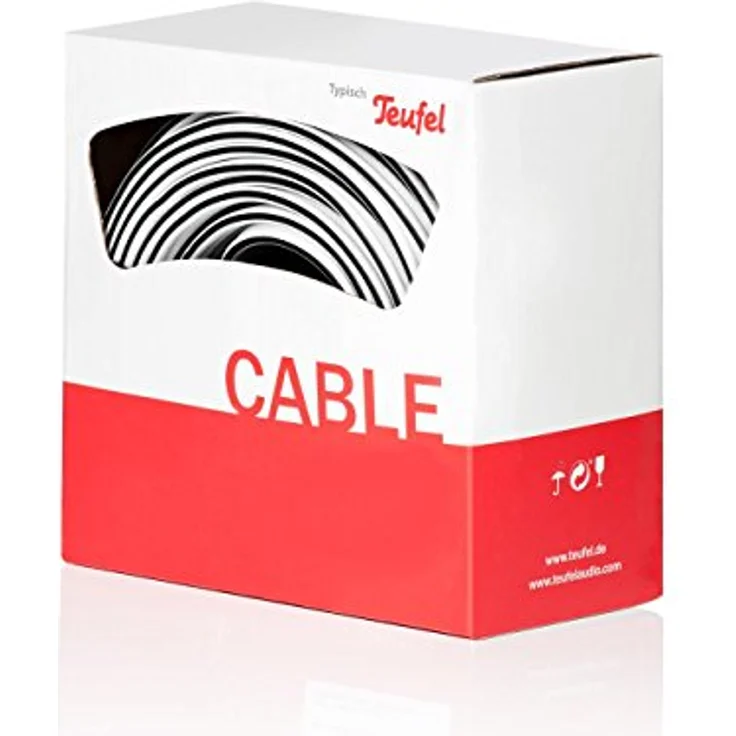 Teufel 30 m Lautsprecherkabel 2 x 4,0 mm² Weiß – Bild 3