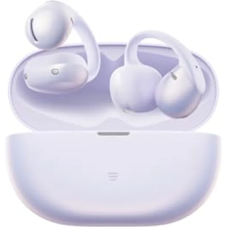 SHOKZ OpenDots Air, Open-Ear-Kopfhörer mit Clip-on, 36 Std. Wiedergabe, Bluetooth 6.1, IP55, Tiefes Bass, Morgenlila
