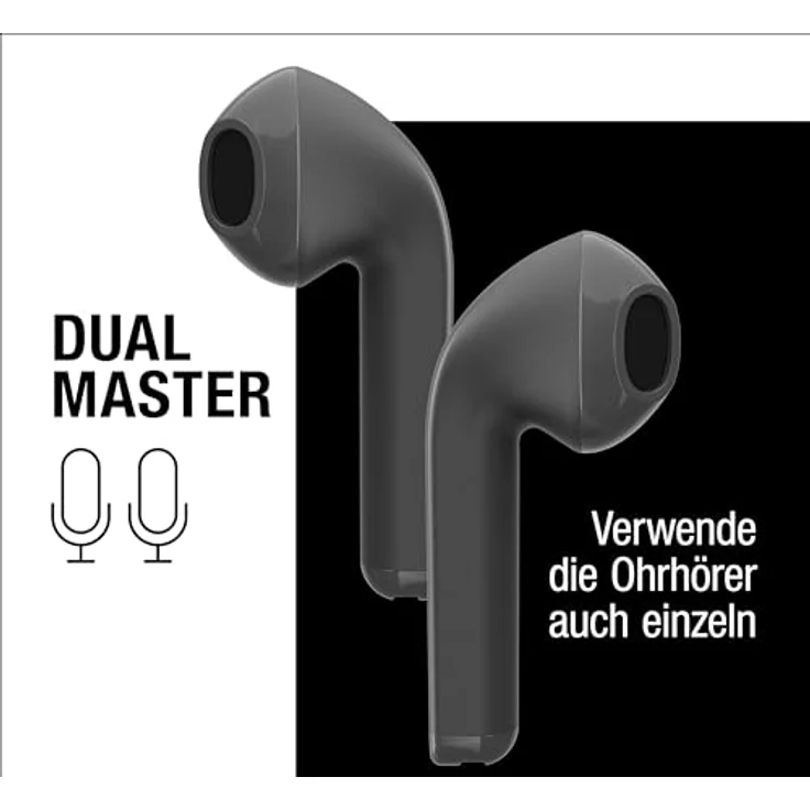 Fresh'N Rebel Twins Core True Wireless Earbuds (30 h, kabellos) - Storm Grey, Grau – Bild 4