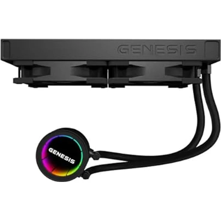 Genesis NLG-2319, CPU Wasserkühler mit hoher Kühlleistung, Schwarz – Bild 4