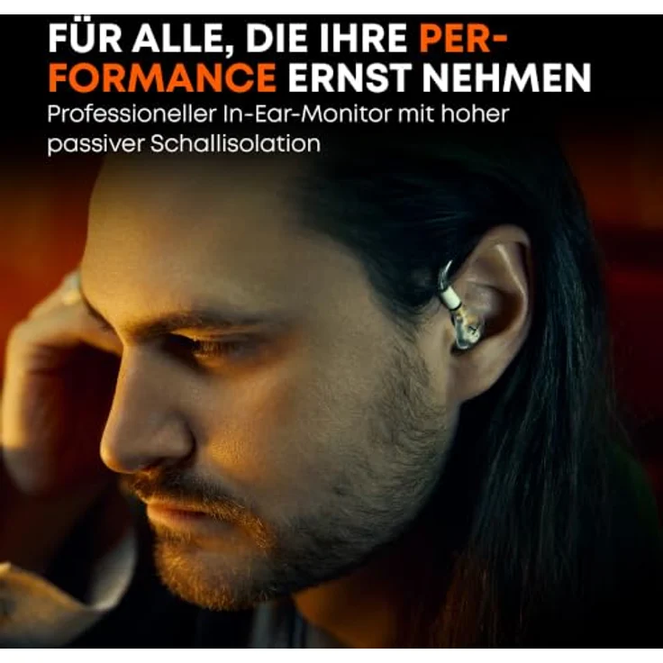 beyerdynamic DT 30 IE, In-Ear Kopfhörer mit dynamischem 1-Weg Treiber, IP54 Schutz, weiß-transparent – Bild 4