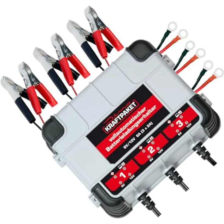 Dino KRAFTPAKET 136316 Automatikladegerät 6 V, 12V 2A – Bild 2