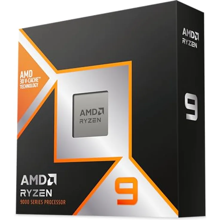 AMD Ryzen 9 9950X3D Box, CPU mit Max. Boost-Takt bis zu 5,7 GHz