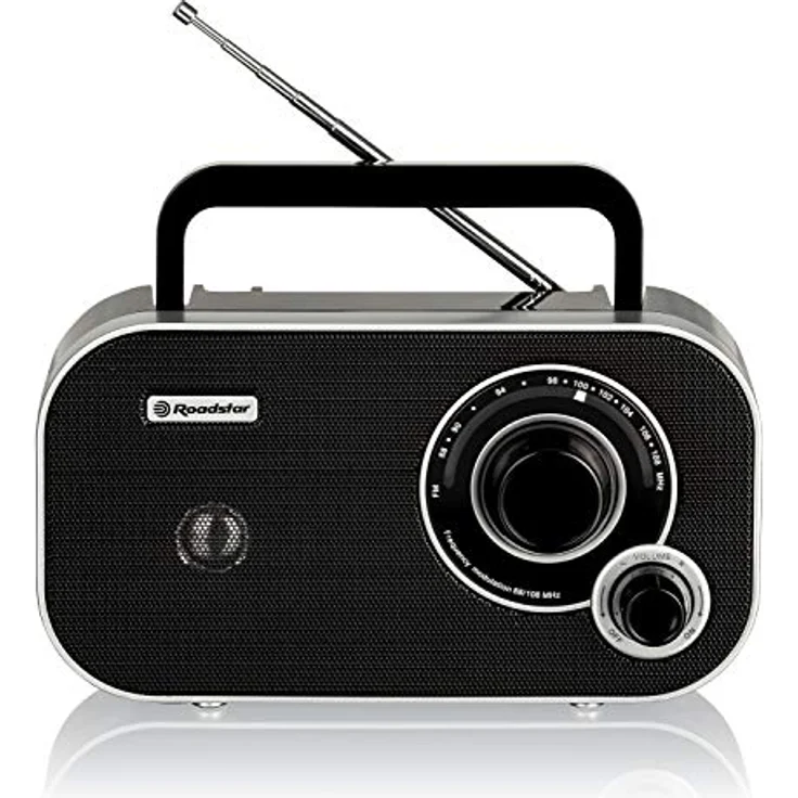 Roadstar TRA-2235 schwarz tragbares Radio mit Kopfhöreranschluss (UKW, Mono-Breitbandlautsprecher) – Bild 3