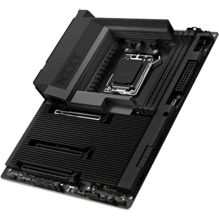 NZXT N7 B850 WiFi Black, ATX Mainboard für AMD AM5 Prozessoren mit DDR5-SDRAM, 2.5 Gb Ethernet und Wi-Fi 6E