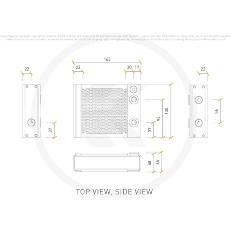 EK Water Blocks Radiator, pièce et Accessoire Pour systèmes de refroidissement d'ordinateurs - Hochwertige Material, Langlebig, Robustheit, Flexible Gestaltung – Bild 5