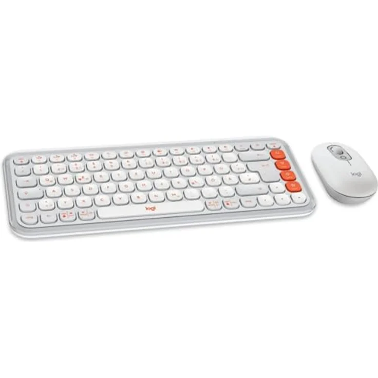 Logitech POP ICON Combo, Bluetooth-Tastatur-Maus-Set, leise Klicks, Easy-Switch - Blau – Bild 2