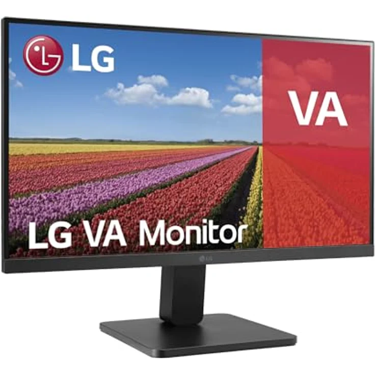 LG 22MR410-B Desktop-PC-Monitor 22 Zoll – VA-Display, FHD-Auflösung (1920 x 1080), 100 Hz, AMD FreeSync, Gaming-Funktionen, Eye-Care - Schwarz – Bild 1