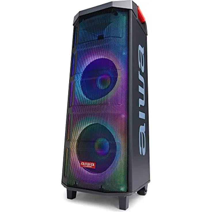 Aiwa Kbtus-710 / Altavoz para Fiestas mit RGBLED Party-Lautsprecher Beleuchtungssystem