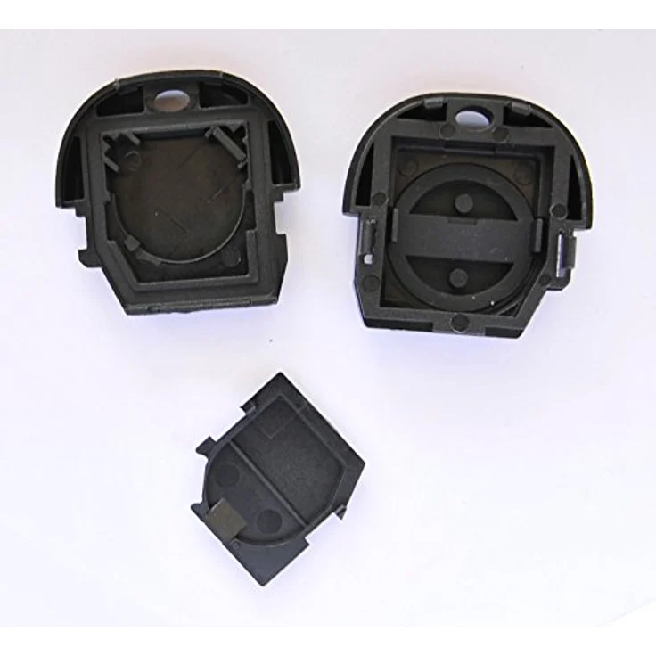 mt-key 2x Auto Schlüssel Set Gehäuse für Nissan, inkl. 4x Mikrotaster und 2x CR2016 Knopfzelle, 3 V – Bild 3