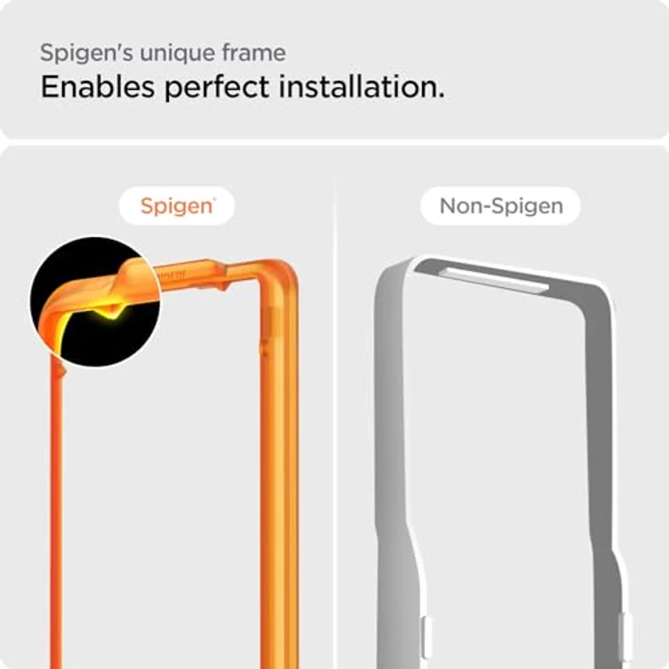 Spigen AlignMaster Schutzfolie kompatibel mit Sony Xperia 1 VI, 2 Stück, Kratzfest, 9H Härte, Transparent – Bild 4