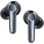 EarFun Ear Air Pro 4 Bluetooth Kopfhörer mit Adaptive Hybride Geräuschunterdrückung, aptX Lossless, Hi-Res Audio, LDAC, 6 Mikrofone cVc 8.0 AI Anrufe, 52H Akku, Multipoint, Bluetooth 5.4, In-Ear Detection - Schwarz