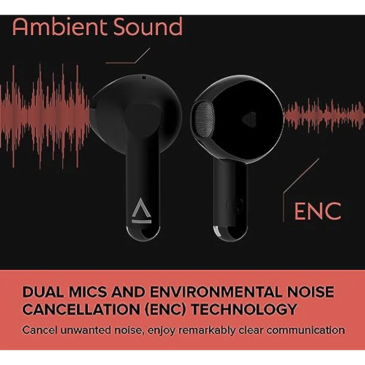 Creative Zen Air DOT Leichte, echte kabellose, schweißfeste In-Ear-Kopfhörer, mit ultrakompaktem Gehäuse, 13-mm-Neodym-Treiber, zwei Mikrofone mit ENC-Technologie, bis zu 24 Stunden Akkulaufzeit, Bluetooth 5.3. – Bild 5