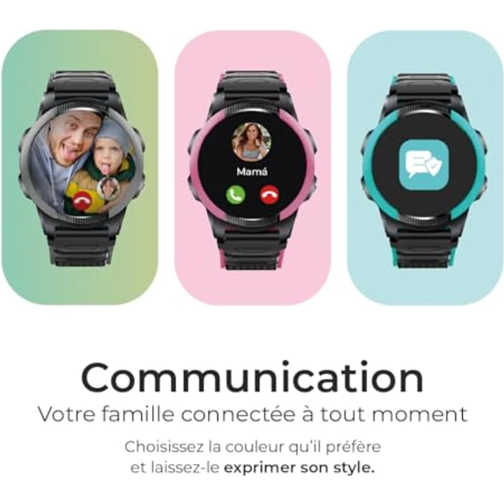 Save Family Savefamily Slim Smartwatch 4G Black, GPS-fähige Smartwatch mit 1,28-Zoll-Touchscreen, wasserdicht (IP67), integrierte Kamera, 550 mAh Akku – Bild 6
