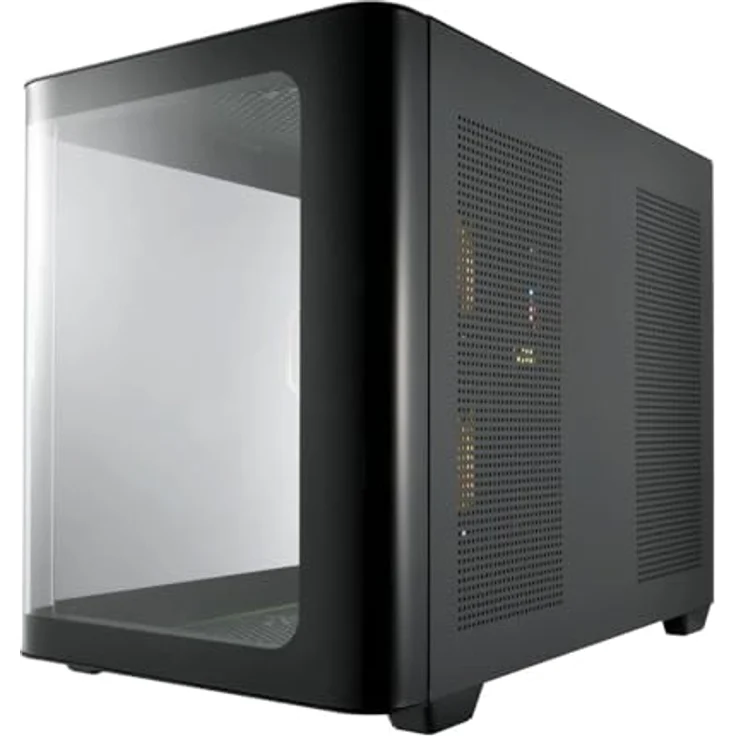 Fortron FSP GEH Mini S380-BA Micro-ATX/Mini-ITX o.N. Black, kompaktes Mini-Tower-Gehäuse, schwarzes Design, optimierte Luftzirkulation – Bild 3