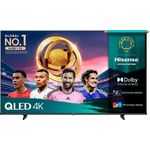Hisense 65E77Q, QLED-Fernseher 65 Zoll (164 cm) 4K Ultra-HD Smart-TV, schwarz mit Dolby Vision und Game Mode PLUS