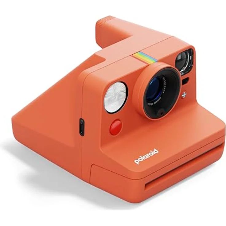 Polaroid Now+ Generation 3, Sofortbildkamera mit Bluetooth-Konnektivität und Zwei-Objektiv-Autofokus, Corail – Bild 3