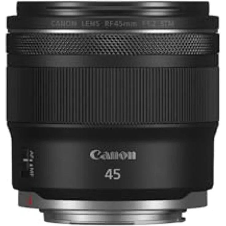CANON RF 45mm F1.2 STM, Vollformat Objektiv für Canon R-Mount, Lichtstärke F1.2, Schwarz