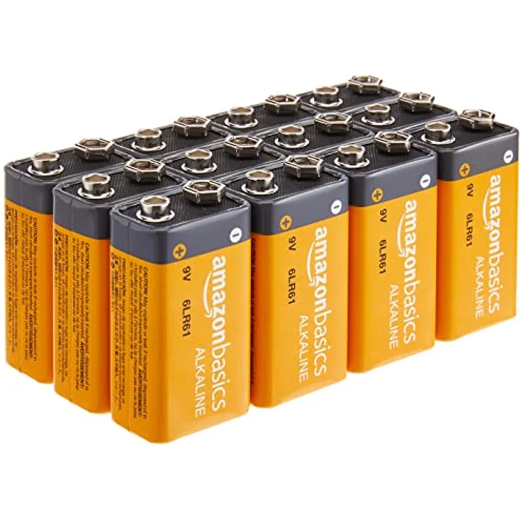 Amazon Basics Alkalibatterien für den Alltag, 9 Volt, 12 Stück – Bild 1
