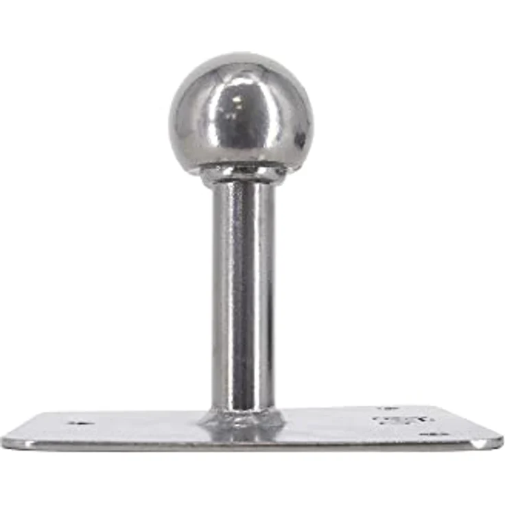 PremiumX Lautsprecherständer Wandhalterung für Fahrradträger, universelle Montage in Silber, Stahl pulverbeschichtet, extra lange Ausführung 125 mm – Bild 2